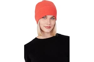 Style & Republic Women's Cashmere Sports Beanie Made of 100% Cashmere, Your Cuddly Premium Beanie for Stylish Autumn and Winter Moments