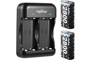 Rapthor 2800mAh Xbox One Controller Rechargeable Battery Pack 2.4V Ni-MH Low Self Discharge for Xbox One/Xbox One S/Xbox One X/Xbox One Elite/Xbox Series S/X,controller Batteries pack with Charger