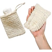 Sacchetti Sisal Per Sapone - Set 6 Pezzi Naturali Per Doccia - Foto 4
