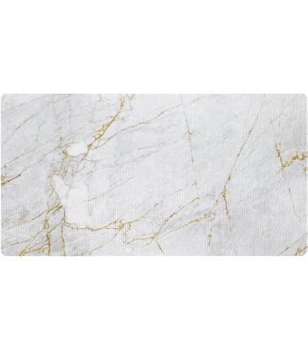 NARCISO Tappeto Cucina Runner In Vinile Gommato Antiscivolo E Lavabile – Impermeabile E Antimacchia, Disponibile In 11 Colori E Lunghezze Fino A 480 Cm (Ottanio, 52x340 Cm)