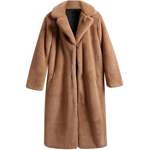 Cardigan Femme Long En Polaire Sherpa - Fausse Fourrure, Ouvert Devant, Chaud Pour L'hiver
