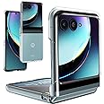 Foluu Case for Motorola Razr+ 2023, Moto Razr+ 2023 Phone Case Clear, Hard PC Back Bumper Protective Shockproof Scratch Resistant Case for Motorola Razr Plus 2023 (Crystal Clear)