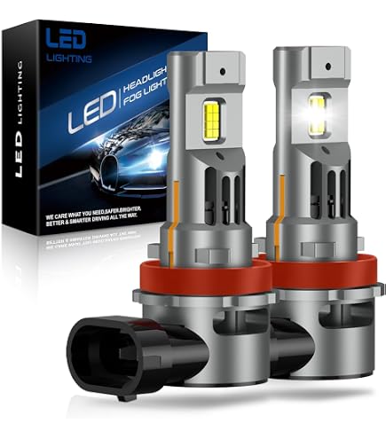 Ampoules LED H1 JOSHF Pour Voiture - 20000LM, 110W, 6500K Blanc (2 Pièces)