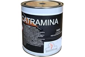 MASTERBRICO.COM Catramina bituminosa liquida impermeabilizzante protettiva nera 750 ml