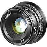 Neewer 25mm f/1.8 Objetivo Manual Principal Fijo Lente para Fujifilm APS-C Cámaras Digitales sin Espejo XPro2 XE3 XH2 X100T X