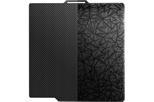PEO + PET tryckplatta för bambulab P1S/A1/X1C/P1P/X, dubbelsidig texturerad 257 x 257 mm slät magnetisk fjäderstål kompatibel