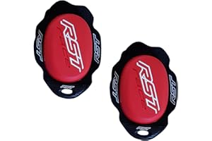 RST 1921 TPU Knee Sliders Road Racing Sports Track Motorcycle Motorbike Knee Sliders (Red)