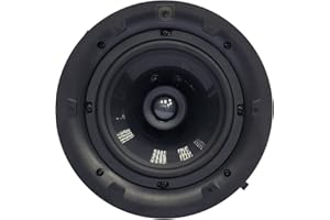 Q Acoustics QI 65CP 6.5-Inch Performance Single Circular Grille In-Ceiling Speaker - White