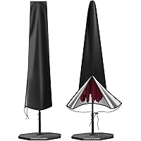 OKPOW Sonnenschirm Schutzhülle Sonnenschirm, Schutzhülle Abdeckung für Sonnenschirm, 420D Wasserdichte Sonnenschirm…