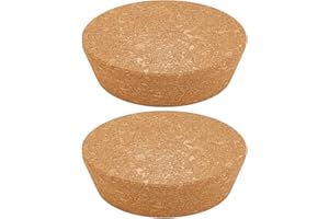 OLYCRAFT 2 pz Tappi di Sughero Grandi Da 9~11cm Tappi di Sughero per Bottiglie Tappo Conici Tappo di Sugheri Coperchi per Barattoli di Conserva Tappos Conico In Legno per Cucina Bomboniere Conserve