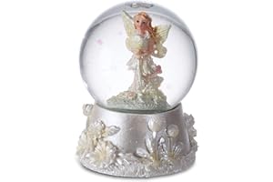 Impexit Schneekugel Fee, Kunstharz, 6/5/4,5 cm, Weiß