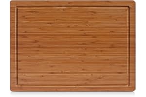 Zeller 25220 Planche à découper Bambou Brun 45 x 33 x 1,6 cm