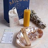 miebox make it easier Macabeli Enerji ve Arınma Seti (İncili Sedef Deniz KabuğuT&uuml;ts&uuml;l&uuml;k + Palo Santo T&uuml;ts&uuml; + Balmumu Mum + Ad