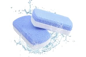 Geruicee 2 Stücke Doppelseitiger Bimsstein Füße, Lava Pediküre Werkzeuge, Pediküre Steine, Hornhaut von der Haut für glatte Haut, für Harte Haut für Füße Hände Körper