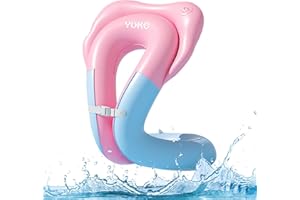 FILOEEX Swimming Ring for Kids,Buoyancy Aid Vest for Children Adult,Swimming Vest for Toddler with Adjustable Safety Straps,Neoprene Inflatable Pool Float,for Swimming Pool Outdoor Party Kids
