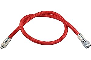 METALSUB BCD Gonfiatore Tubo Rosso – Flex Intrecciato -