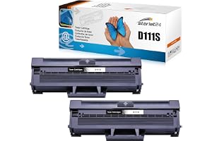 Starlet24 2X MLT-D111S toner kompatibel med Samsung MLT-D111S MLT-D111L som ersättning för Xpress SL-M2070 M2070W M2026W M202