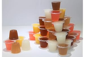 ONLINE REPTILE SHOP Jelly Fruit Pots Reptile Food - Protein Jelly Fruit Cups for Lizards, Gecko, Insects, Birds, Parrots - Bulk Packs (Mixed, 40)