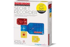 4M - 406808 - Logiblocs - Secret Recorder,White