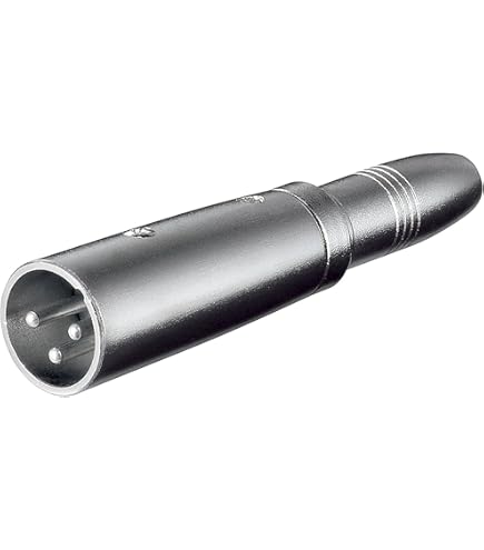 3 Adattatori XLR Maschio A Jack 1/4 Femmina - Convertitore Per Microfono, Audio Professionale - Foto 5