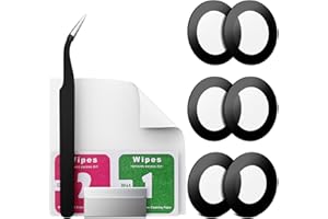 Eonpam 2er-Pack Kamera Glas für Samsung Galaxy S21 FE 5G Original Rückseite Kamera Linse Glas Ersatz HD Kameraschutz Camera Glass + Reparatur Set