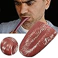 Healthy Care 2 Pieces Halloween Props Realistic Fake Tongue Gross Jokes Prank Magic Tricks Halloween Horrific Magicians Prop Tricks Novelty Realistic Tongue Show Toy for Cosplay Party