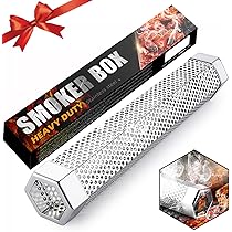 Tubo Affumicatore Per Barbecue In Acciaio Inox - Per Grill A Gas, Elettrico E Carbone - Aroma Affumicatura Naturale