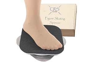 CRS Cross Spinner für Eiskunstlauf - Trainingshilfe für Eiskunstläufer, Gymnastik, Tanz und Ballettpirouette Metall 20,3 cm-Spinning-Trainer.