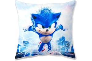 HEARTSKING Kissenbezug Kinder Zierkissenbezüge, Cartoon Kissenhülle 45x45, Niedlich Kissenhülle Superweich Plüsch Kopfkissenbezug mit Reißverschluss, Dekorative Kissenbezüge für Sofa Bett Stuh