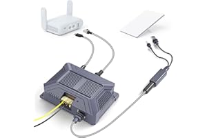 XLTTYWL Starlink Mini Kit adaptador de 12 V, 150 W 3 en 1 GigE Pasivo y Protección ESD Mini Starlink 12 V con salida de alimentación USB y tipo C y convertidor DC Step UP DC 9-36 V/200 W para Starlink