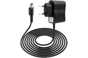 TOALUEA Chargeur pour Nintendo 3DS/2DS/DSi, Charger Rechange pour New 3DS/3DS XL/2DS/2DS XL/DSi XL, Mural Adaptateur d'alimentation Secteur Portable 1.2M
