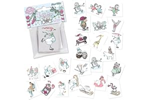 TapirElla Mini Tattoo Set Christmas 24-Piece