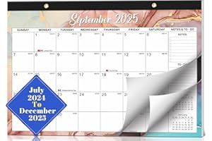 METEOROCK Large Wall Calendar 2024-2025 UK, Desk Calendar - 18 Month Calendar, 17'' x 12'', Calendar Month to View from Jul. 2024 - Dec. 2025, Calendar Planner with Cutting Lines, Large Calendar for Men Women