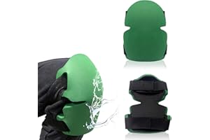 Kytpyi Knee Pads, Knee Pads Work, 1 pair Lightweight Waterproof Anti-Slip EVA Kneepads for Work Gardening Cleaning, Portable Adjustable Work Knee Pads for Men Women Mechanic Builder Gardener(Green)