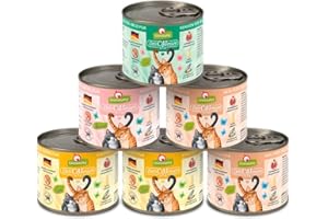 GranataPet Delicatessen Multipack 2 Pur, 6 x 200 g, Nourriture Humide pour Chats dans Un Paquet d'essai, Aliment Complet sans céréales, Nourriture pour Chat à Haute teneur en Viande et huiles de
