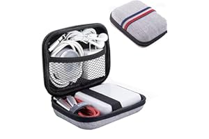 CRSUSUKJ Klein Kabel Organizer Tasche,Elektronik Case Anti-Fall,Elektronische Tasche Organizer universal travel Kabel Elektronik Zubehör Tasche Reise Organizer Case für Kabel,Tragbar