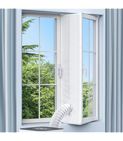 Copertura Impermeabile Per Condizionatore Portatile 40x46x75 Cm - Tessuto Oxford, Con Corda Regolabile - Foto 3