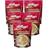 Kellogg's Granola Beyaz &Ccedil;ikolata Par&ccedil;acıklı&Antep Fıstıklı 300Gr x 5 Adet,%46 Yulaf i&ccedil;erir, Lif Kaynağı