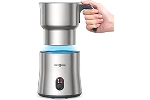 ‎PARIS RHÔNE PARIS RHÔNE Milchaufschäumer, 4-in-1 500ML Milchaufschäumer Elektrisch Induktion, Spülmaschinenfest, für heißer Schokoladen, Heißer/Kalter Milchschaum, Warme Milch