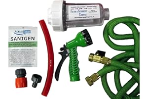 Acquatravel Kit CARICO Acqua Camper con Filtro SEDIMENTI Tubo Pistola Canna SANIFICANTE