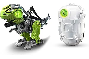 Silverlit - YCOO - Jurassic World Roboter Dinosaurier in Ihrem Ei zu Bauen 22 cm - Mega Biopod Cyber Punk - Sound Effekte Und Licht LED - Batterien enthalten - Spielzeug für Kinder ab 5 Jahren