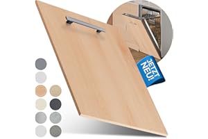 Prima Renovierungs-Systeme Geschirrspüler Frontblende [60er & 45er] In 10 Farben - Für vollintegrierte & teilintegrierte Geschirrspülmaschinen (Buche, 715 x 594 mm)