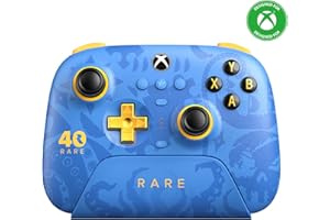 8BitDo Ultimate 3-mode Wireless Controller for Xbox, Hall Effect Joysticks, Pro Back Buttons, Compatibility with Xbox Series X|S & Xbox One, Apple, Windows PC & Android - Rare 40th Anniversary Edition