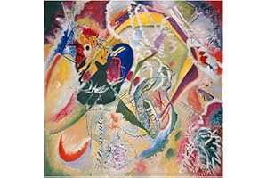 Legendarte - Cuadro Lienzo, Impresión Digital - Improvisación 35 - Wassily Kandinsky - Decoración Pared cm. 50x50