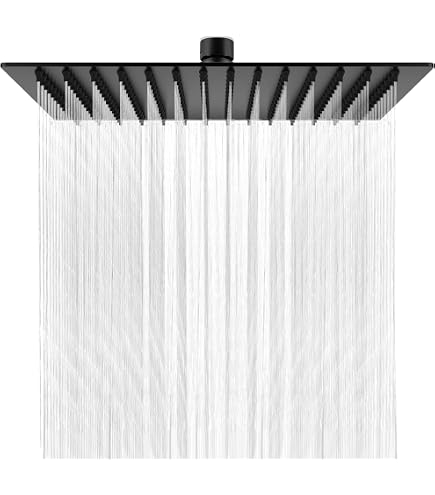 Ideal Standard A5803XG Idealrain Kopfbrause 300x300 Mm – Schwarz Matt, Anti-Kalk, Leicht Zu Reinigen