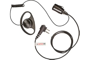EARPIECE HUB Auricolare a forma di D PTT per radio Motorola CP040 CP200 XTNi DTR VL50