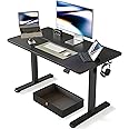 FEZIBO 40 x 24 Inches Standing Desk with Drawer, Adjustable Height Electric Stand up Desk with Storage, Sit Stand Home Office Desk, Ergonomic Computer Desk, Black