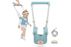 XIXIAMI Baby Harness for Walking Adjustable Baby Walker Toddlers Reins Walking Assistant Baby Walking Aid 3-in-1 Hand-held Childs Safety Harness for 8-48 Months