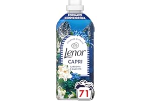 Ammorbidente Lenor Essenze d’Italia, Capri, Gardenia e Giacinto, 71 lavaggi, Profumo autentico di lunga durata