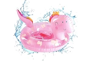 liupmeg Baby Schwimmring Aufblasbarer,Baby Schwimmring,Baby Float,Schwimmsitz Baby,Mitwachsende Schwimmhilfe,Float Kinder Schwimmring,Kinder Schwimmreifen Spielzeug,6 Monate - 3 Jahre altes Baby